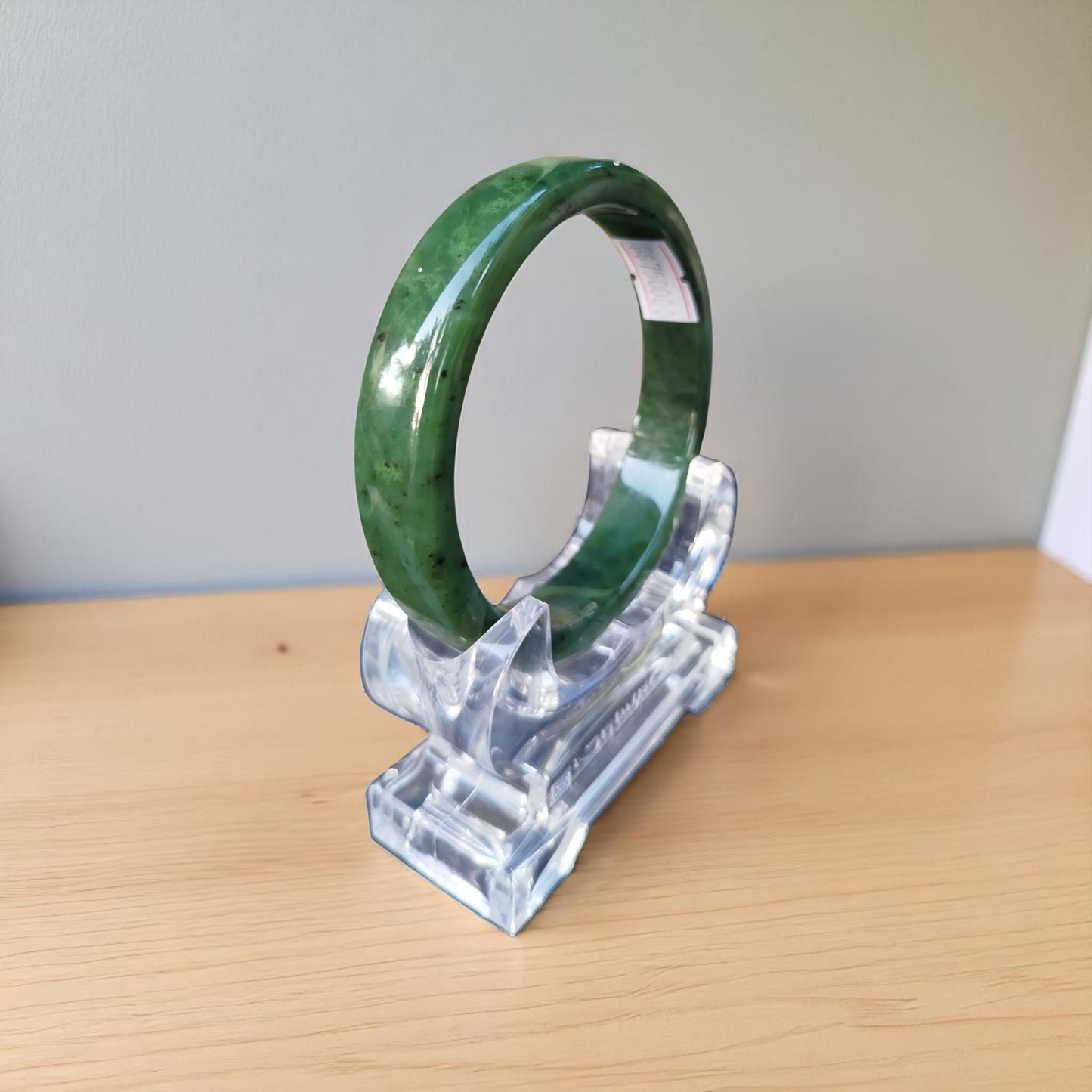 Beautiful Natural Green Nephrite Jade Bangle