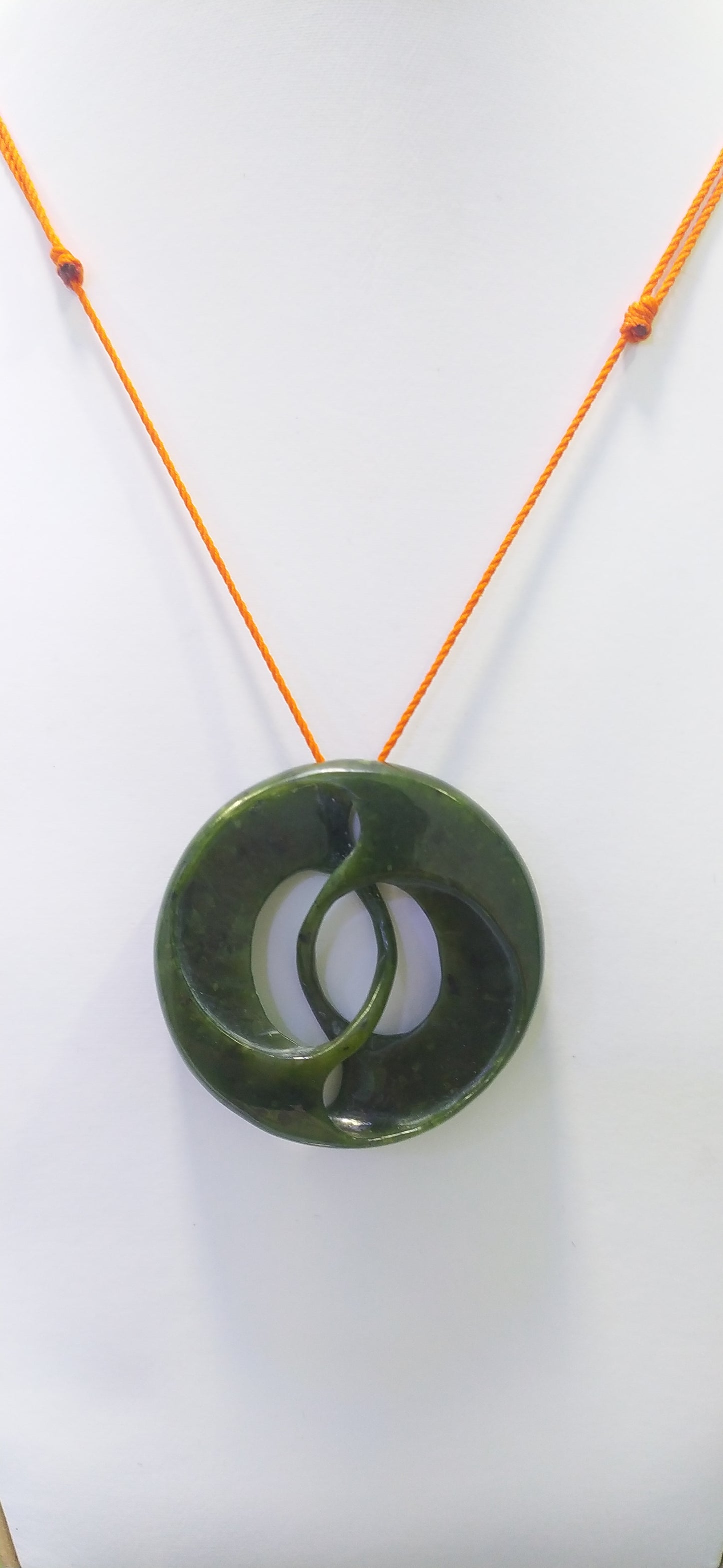 Beautiful Natural Green Nephrite Jade Pendant