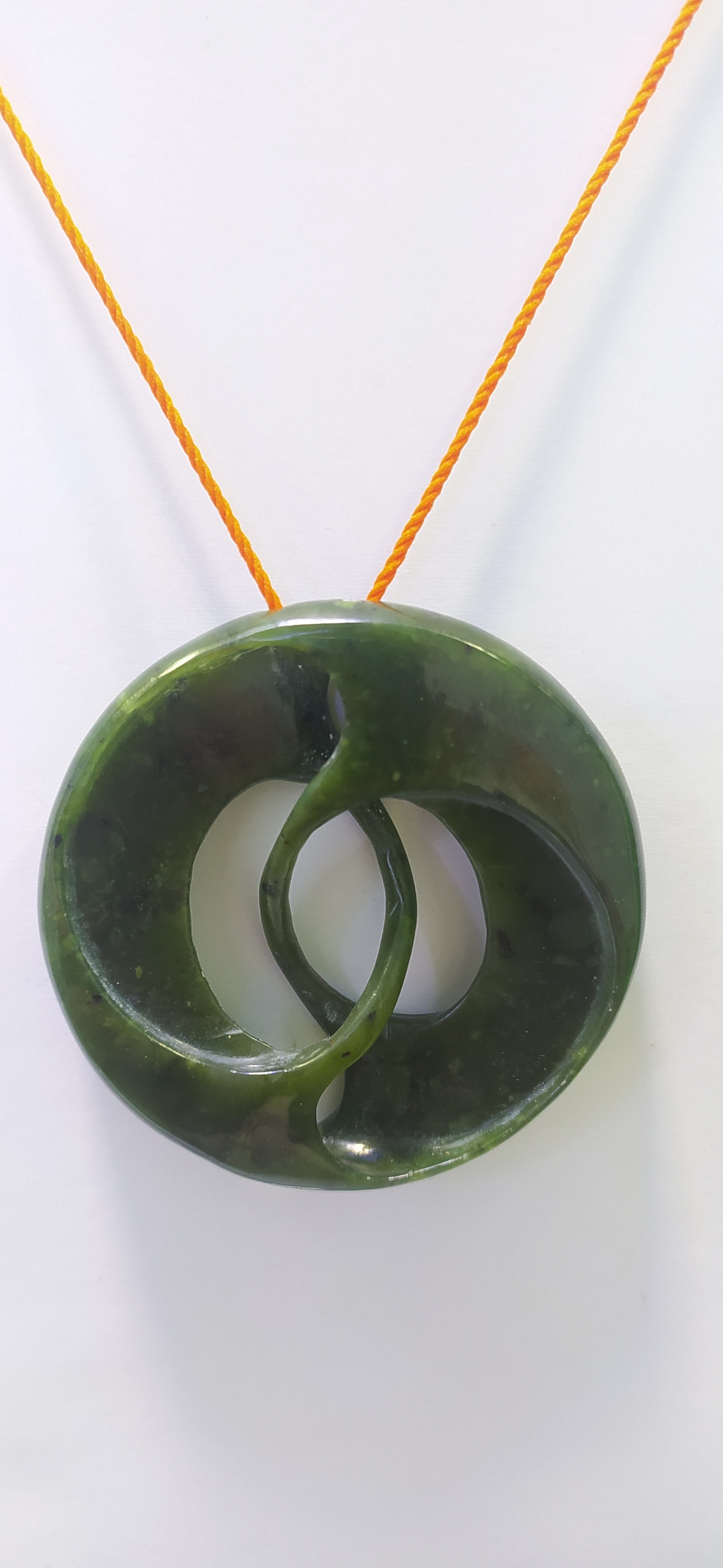Beautiful Natural Green Nephrite Jade Pendant