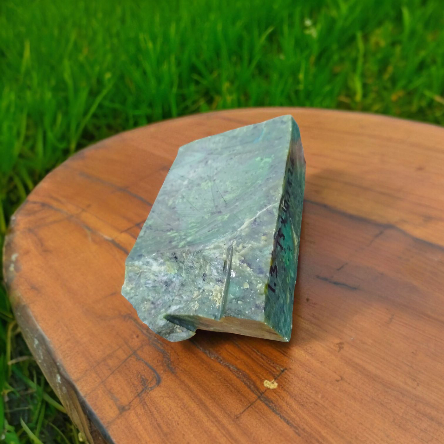 Natural Rough Green Nephrite Jade 1.3 Kg