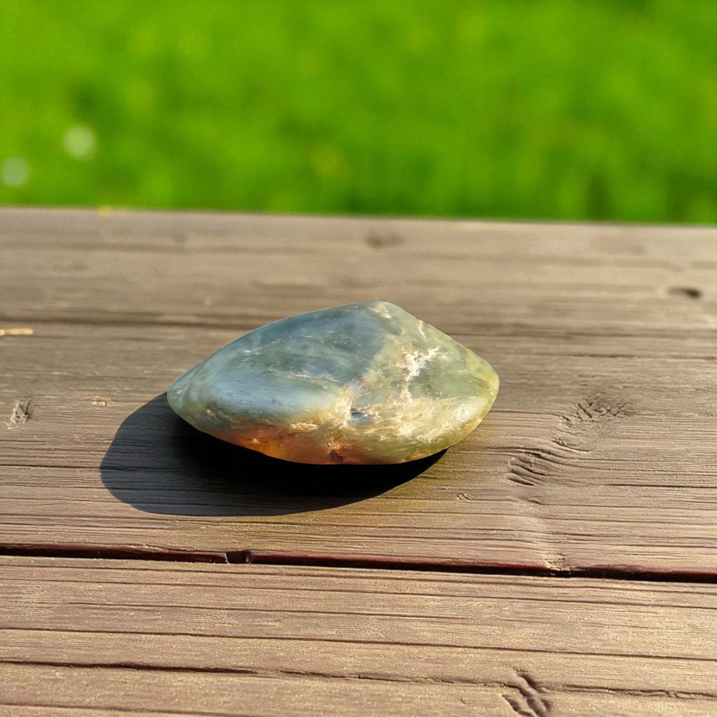 Uncut Piece Natural Rough Green Nephrite Jade 240 Grams