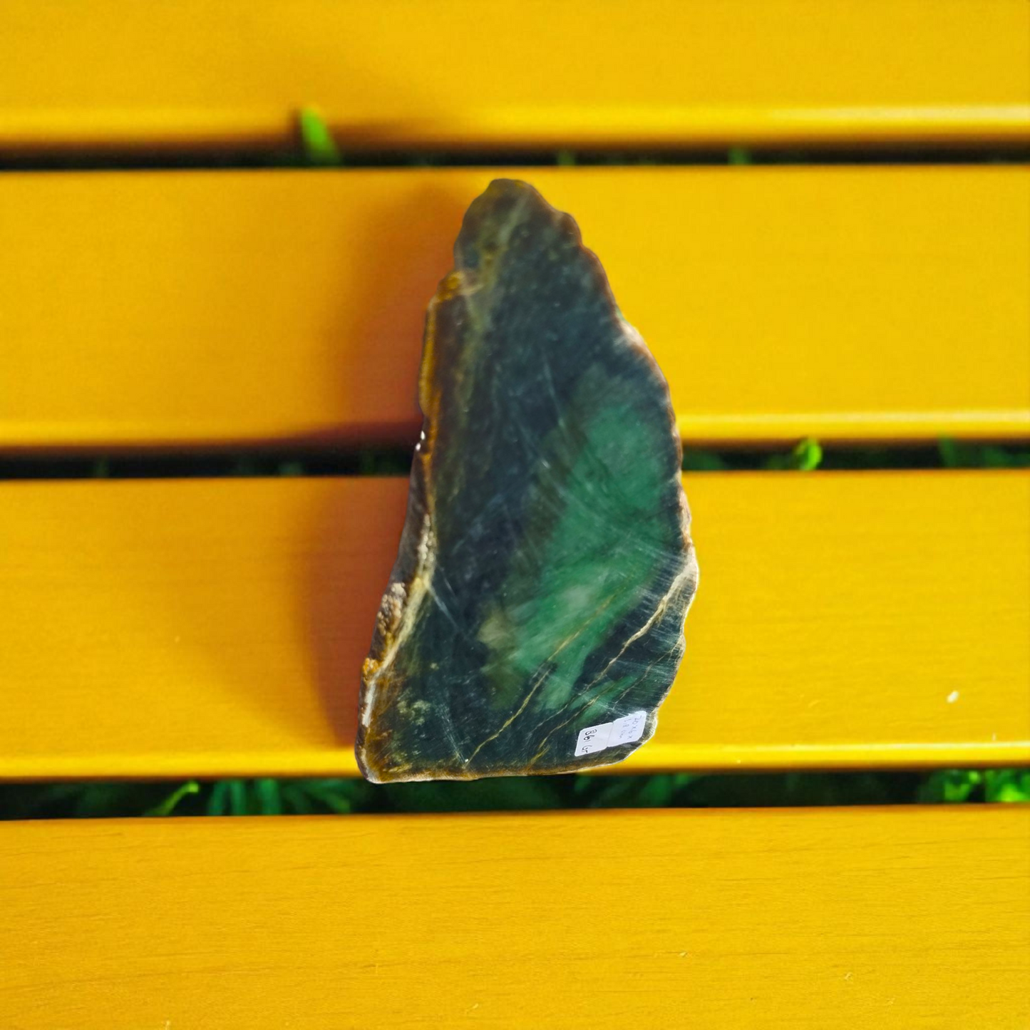 Natural Rough Green Nephrite Jade Slab 1.8 lb