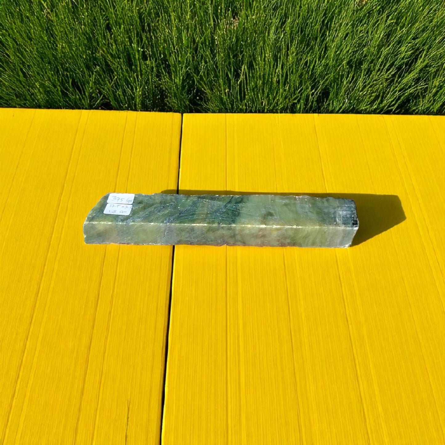 Natural Rough Nephrite Jade Slab 375 Grams