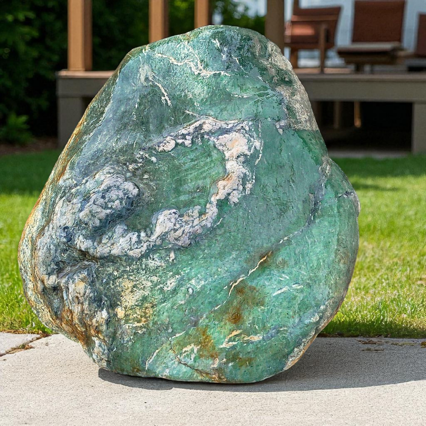Nice Natural Uncut Rough Green Nephrite Jade 240 Kg