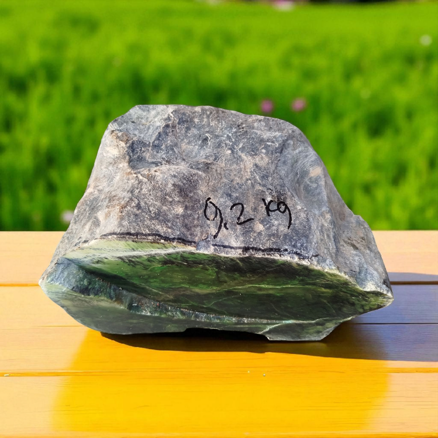 Natural Rough Green Nephrite Jade 9.3 Kg
