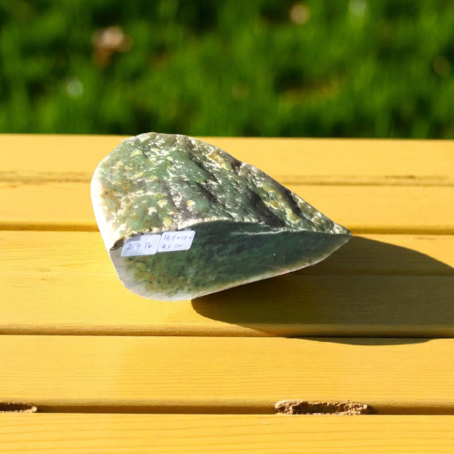 Natural Rough Green Nephrite Jade 2.7 lb