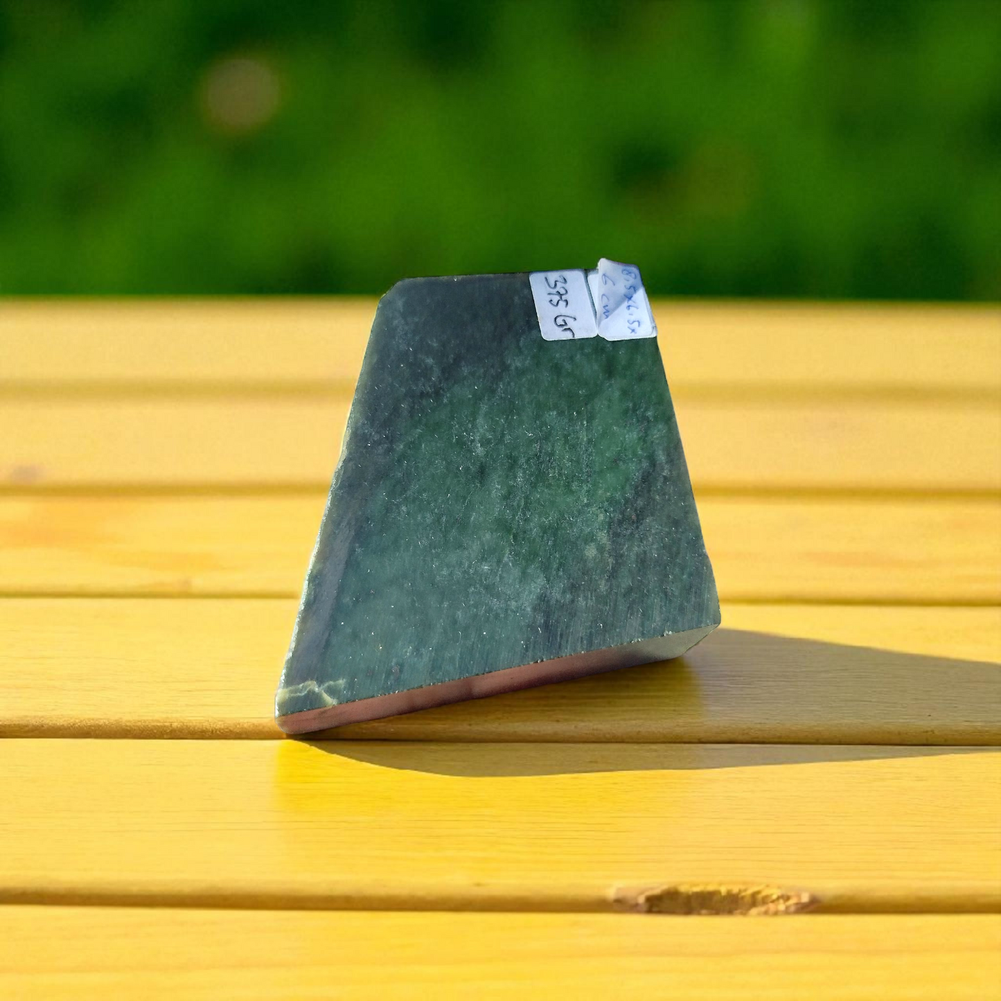 Natural Rough Green Nephrite Jade Slab 0.8 lb