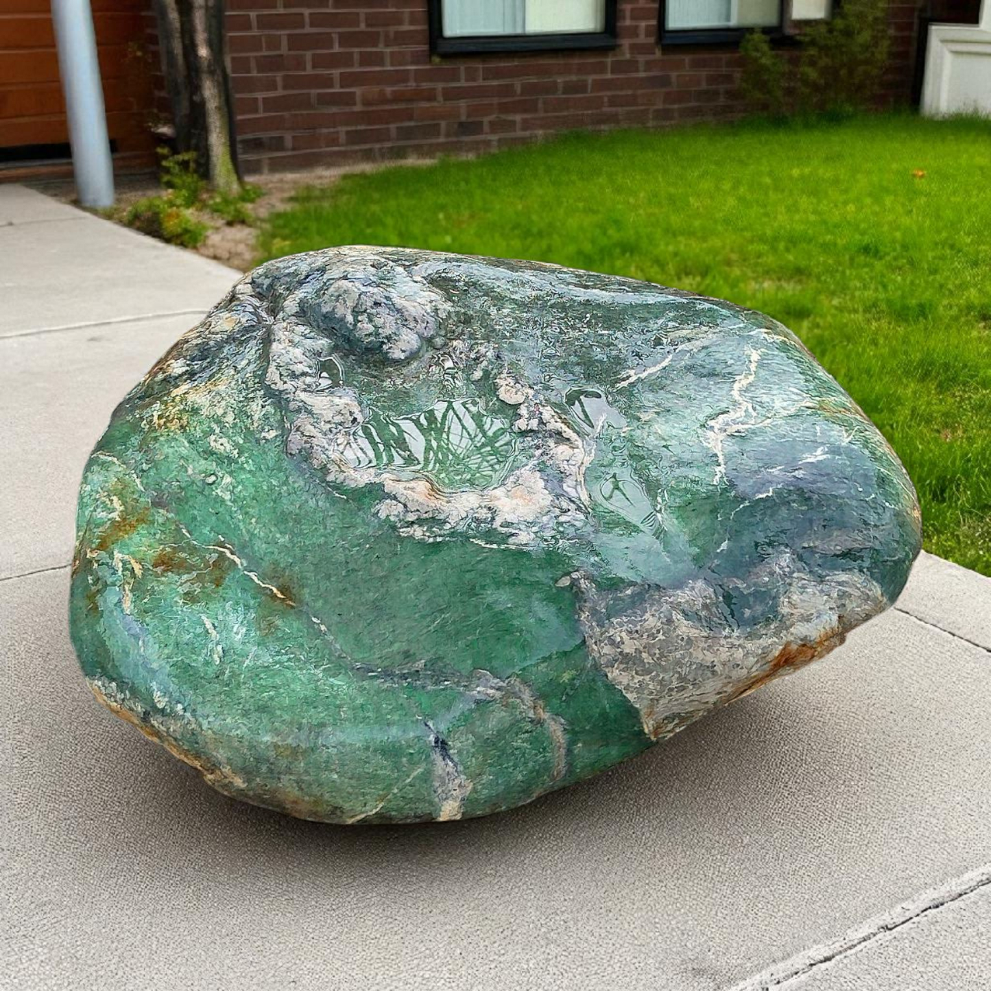 Nice Natural Uncut Rough Green Nephrite Jade 240 Kg