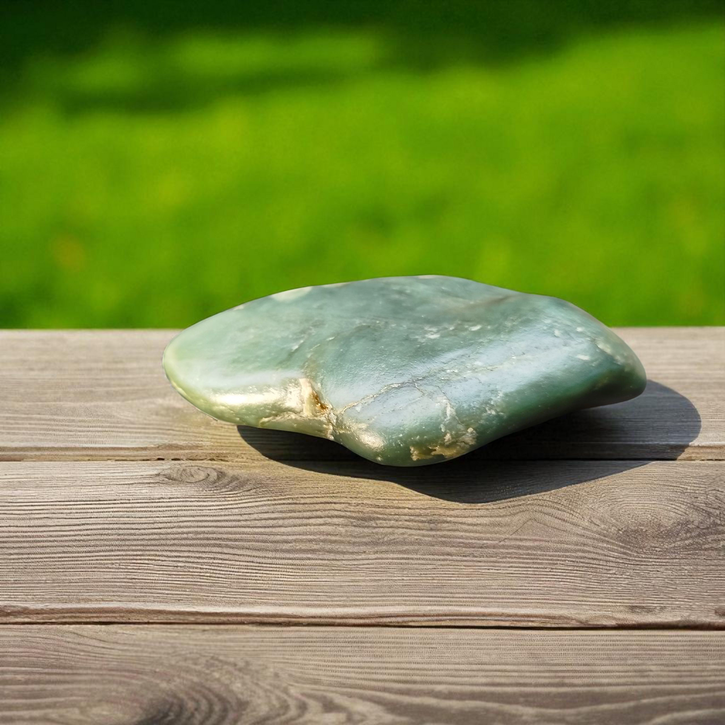 Uncut Piece Natural Rough Green Nephrite Jade 280 Grams