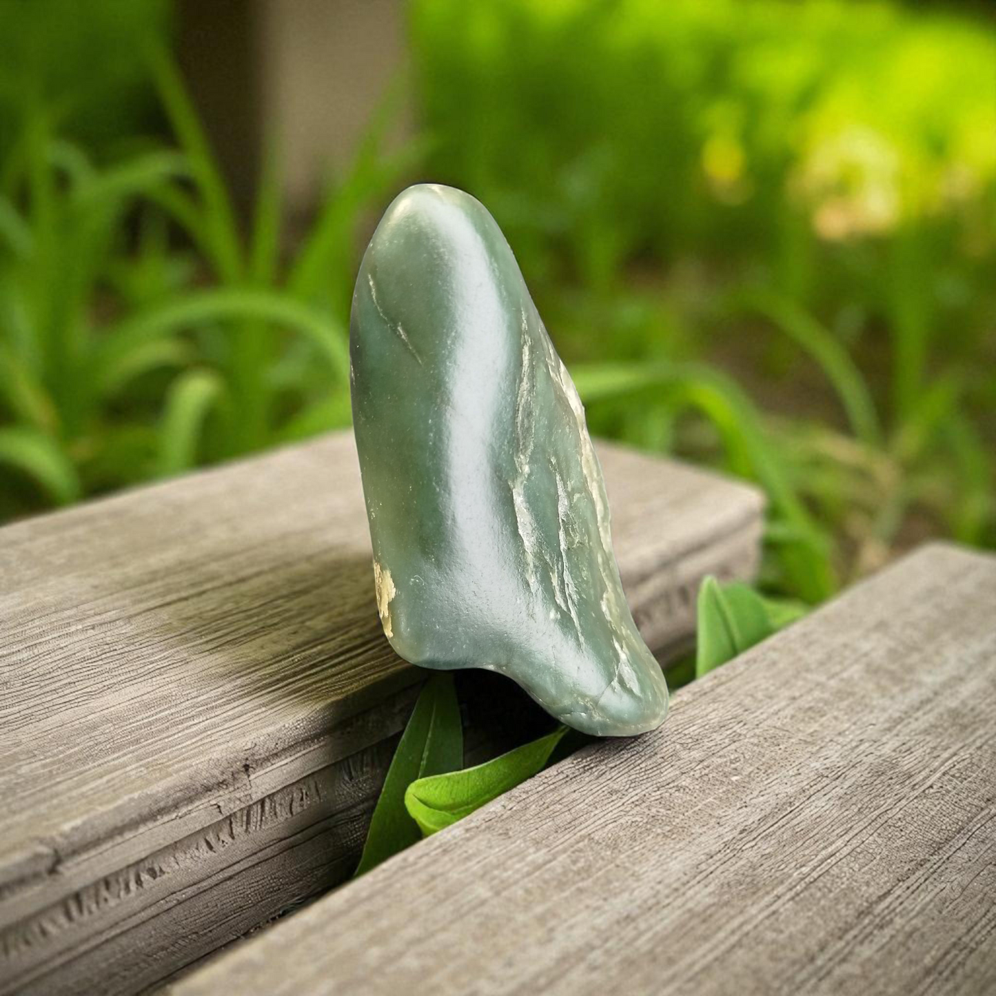 Uncut Piece Natural Rough Green Nephrite Jade 280 Grams