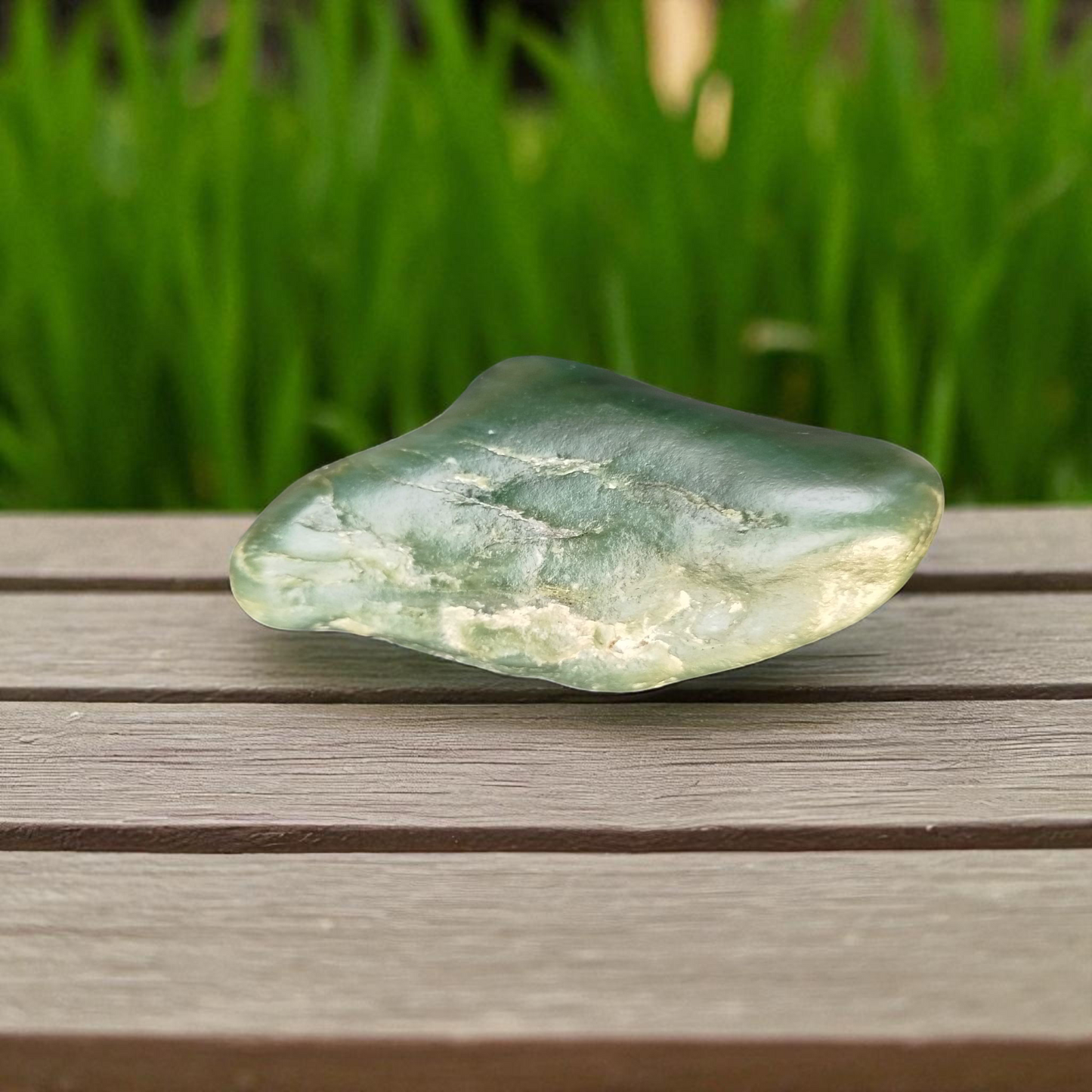 Uncut Piece Natural Rough Green Nephrite Jade 280 Grams