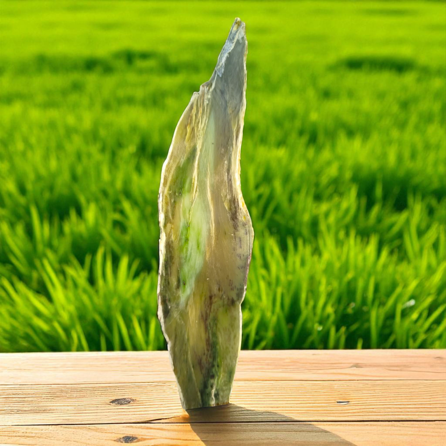 Nice Natural Rough Green Nephrite Actinolite Jade 1.3 Kg