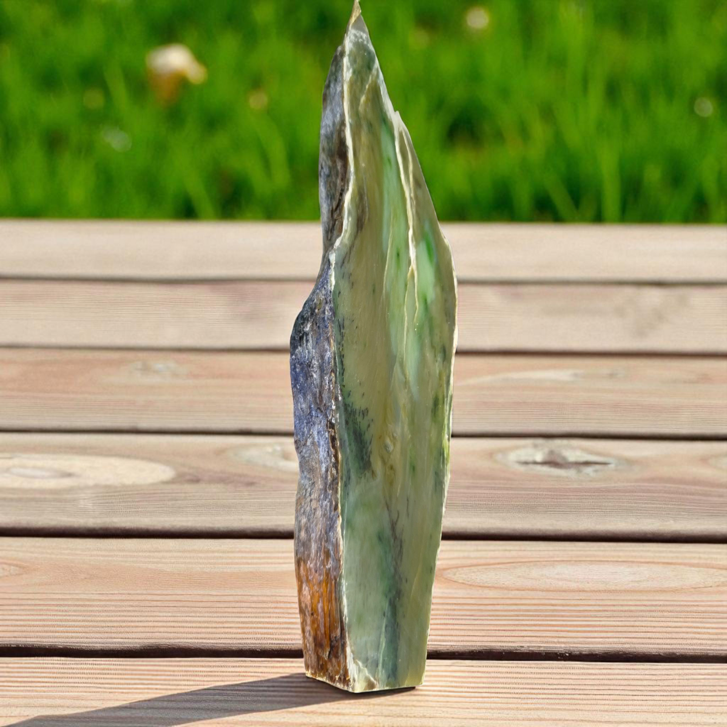 Nice Natural Rough Green Nephrite Actinolite Jade 1.3 Kg