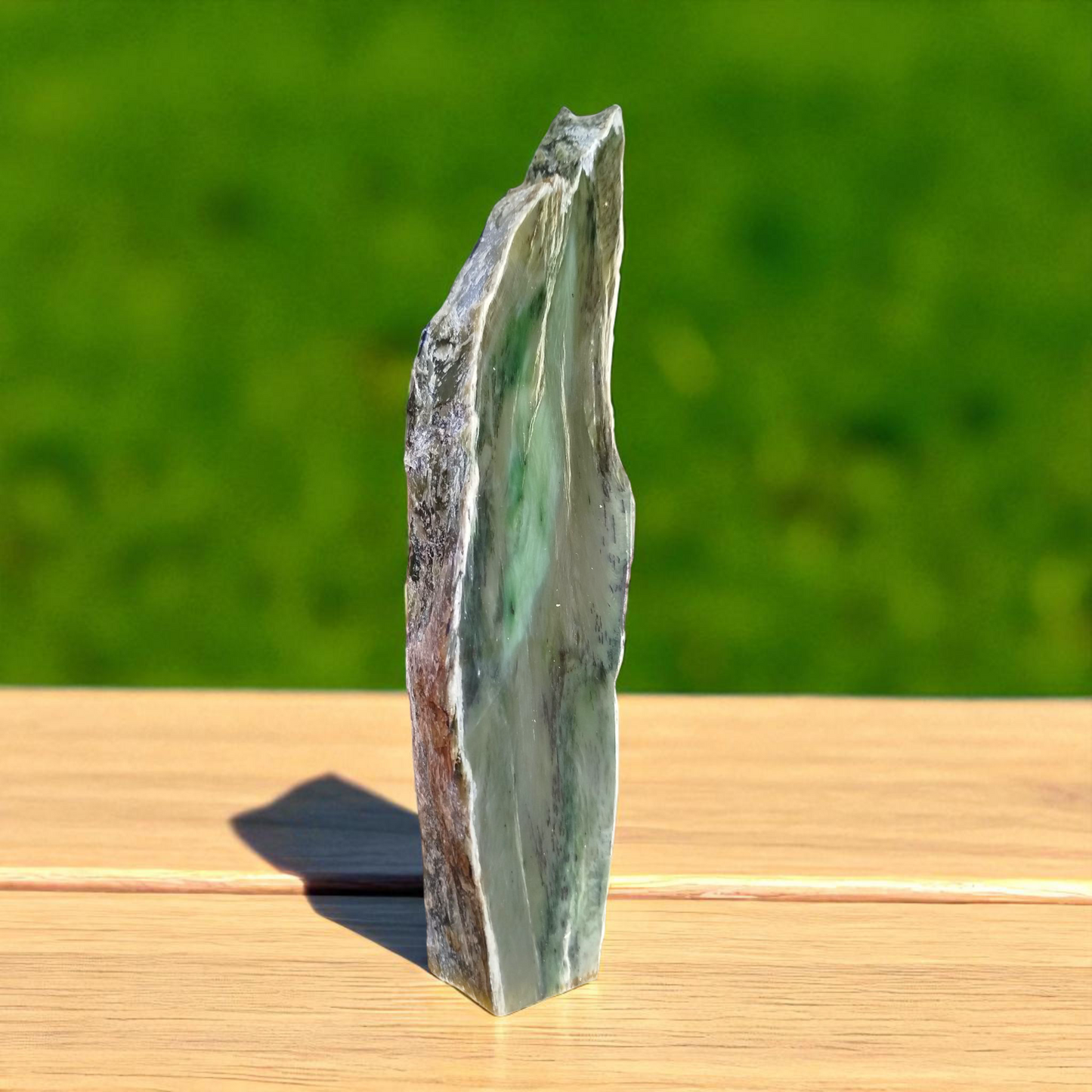 Nice Natural Rough Green Nephrite Actinolite Jade 1.3 Kg