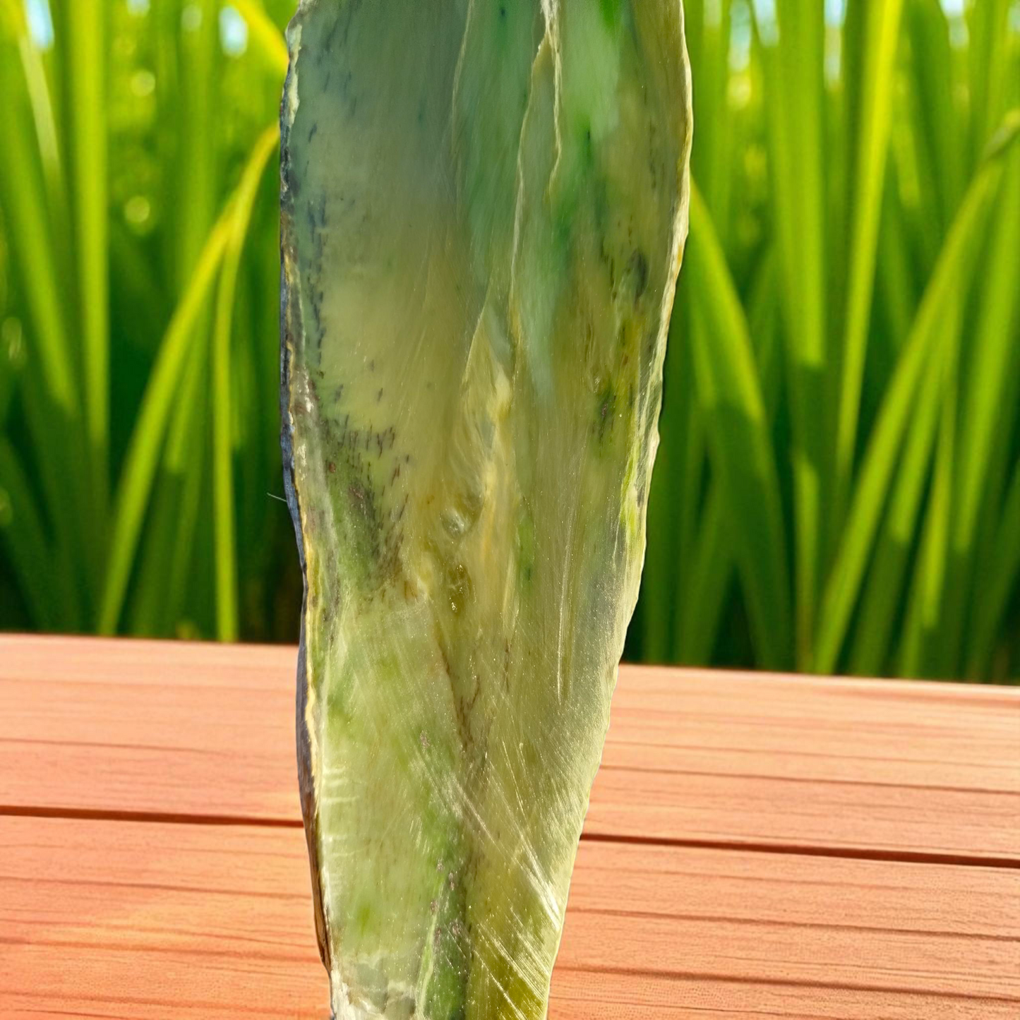 Nice Natural Rough Green Nephrite Actinolite Jade 1.3 Kg