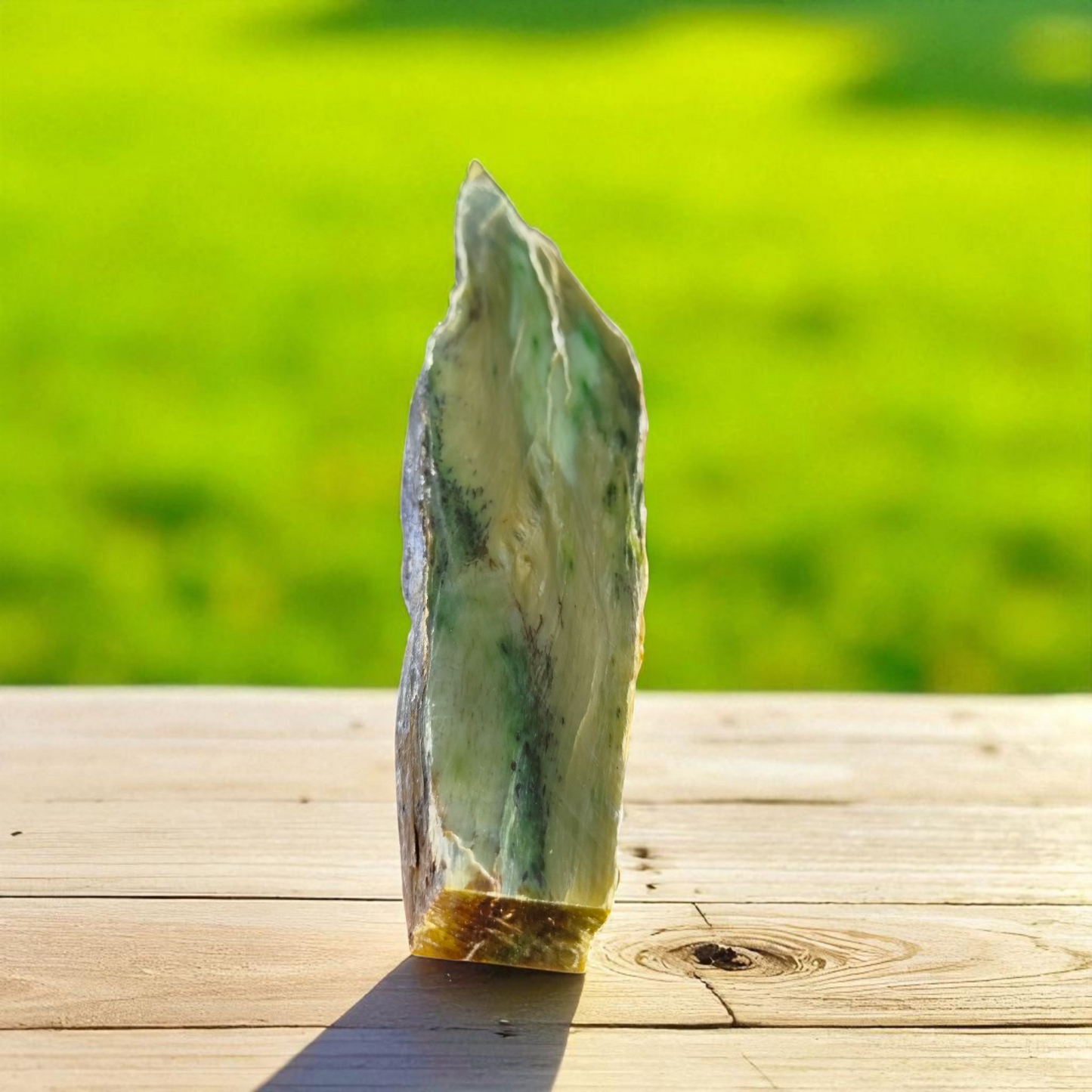 Nice Natural Rough Green Nephrite Actinolite Jade 1.3 Kg