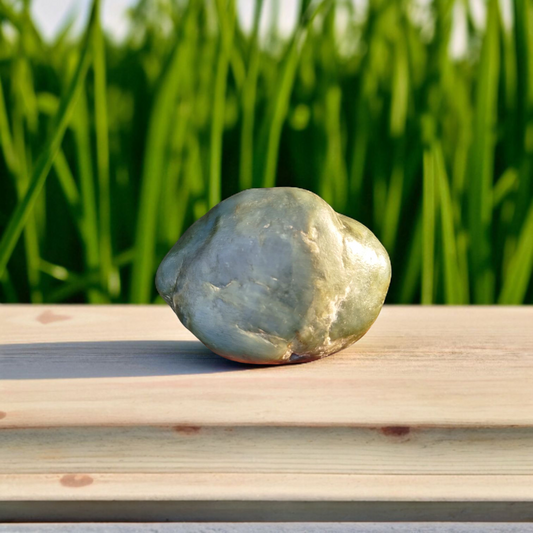 Uncut Piece Natural Rough Green Nephrite Jade 240 Grams