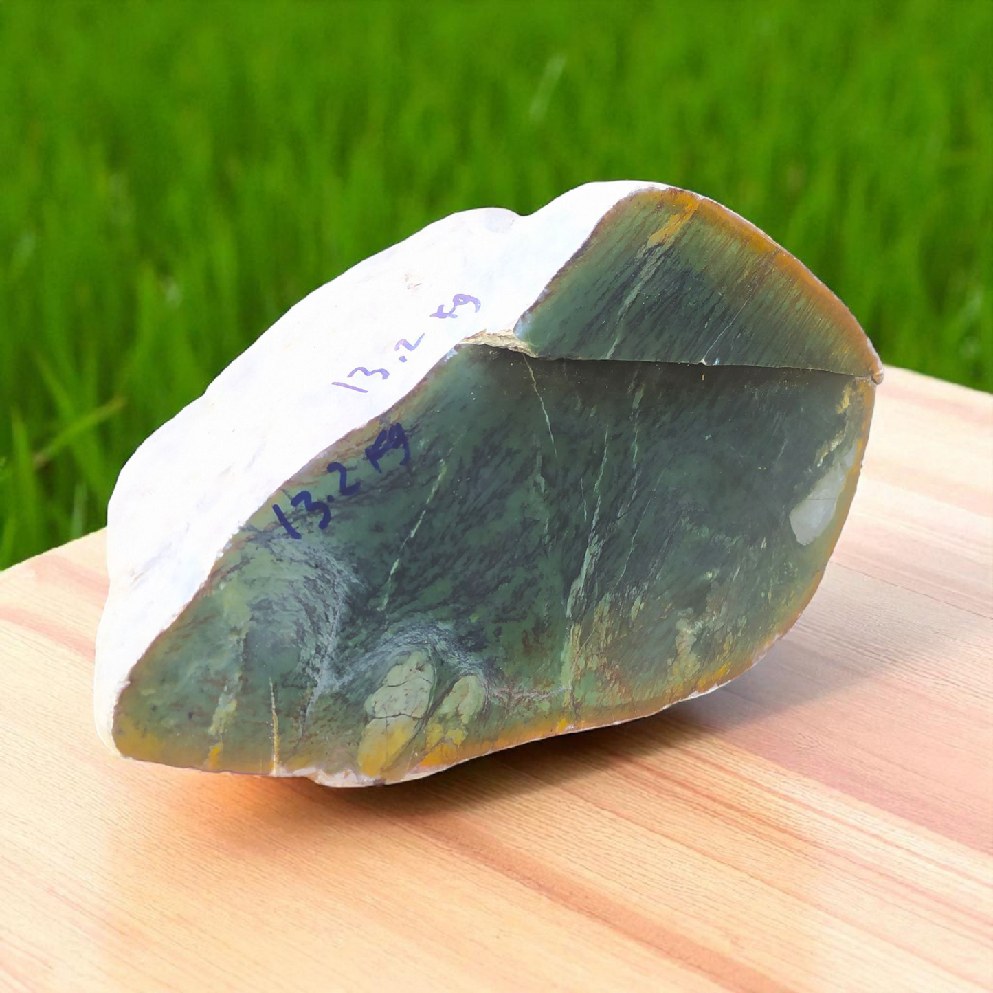 Natural Rough Green Nephrite Jade 13.2 Kg