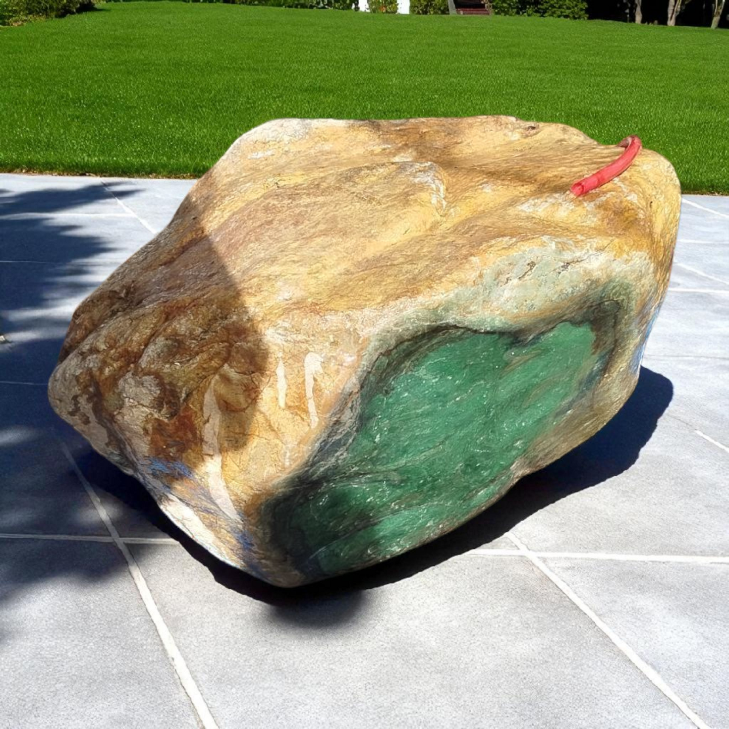 Natural Rough Green Nephrite Jade 394 Kg