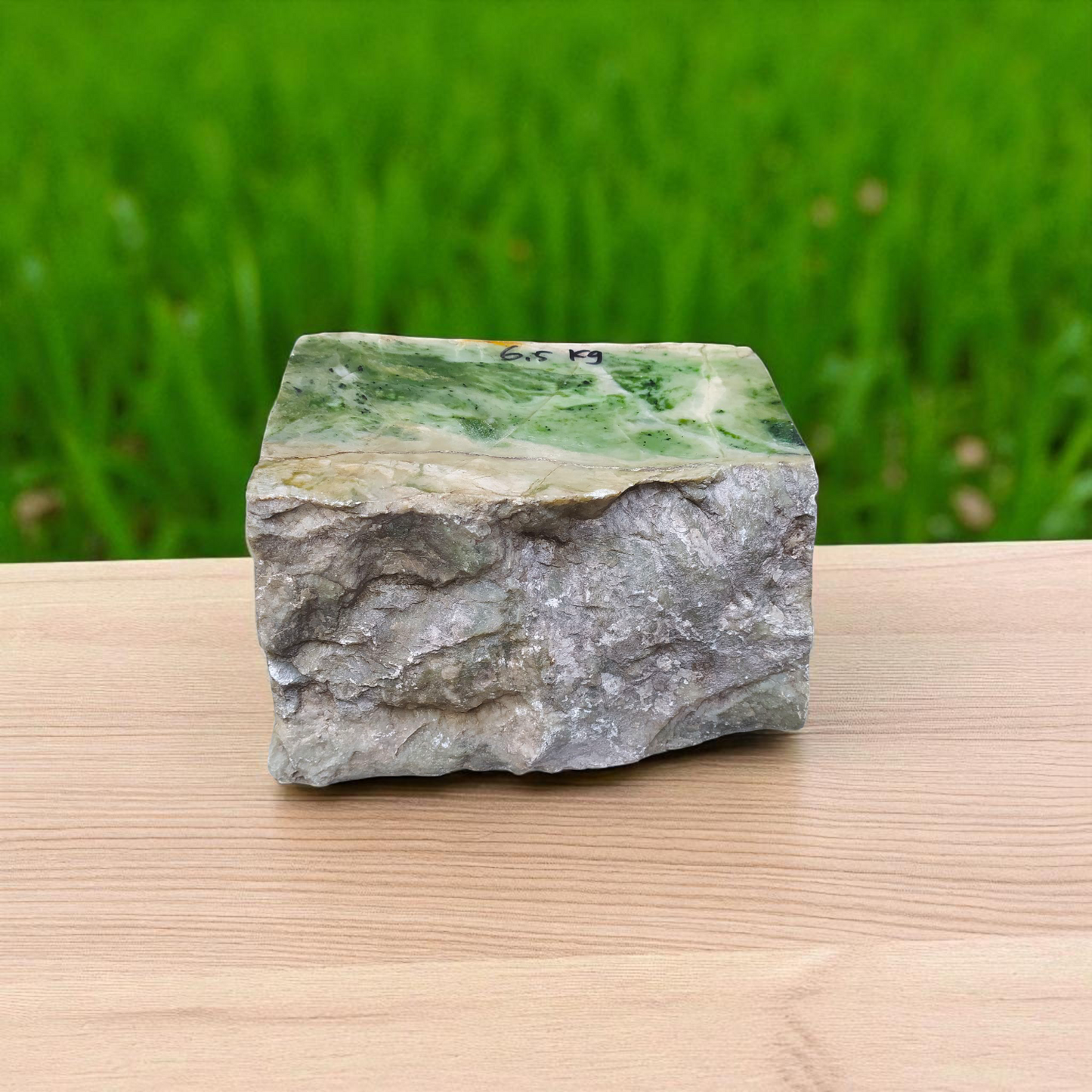Natural Rough Green Nephrite Jade 6.5 Kg