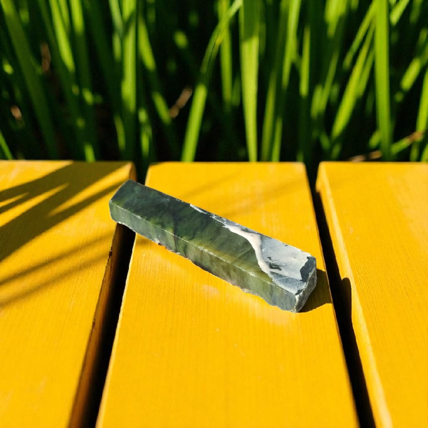 Natural Rough Nephrite Jade Slab 375 Grams