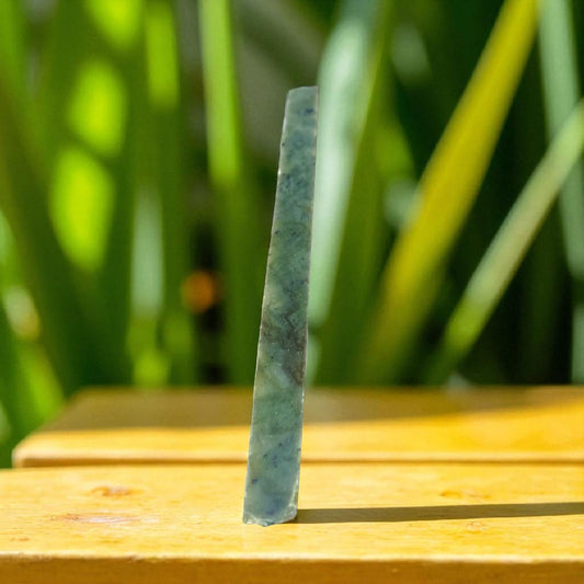 Natural Rough Green Nephrite Jade Stick 285 Grams