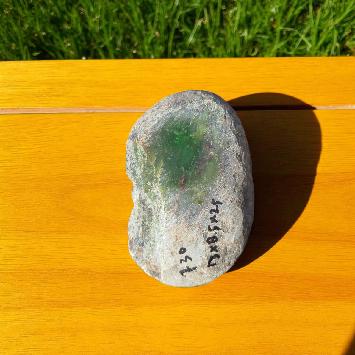 Natural Rough Green Nephrite Jade 1.6 lb