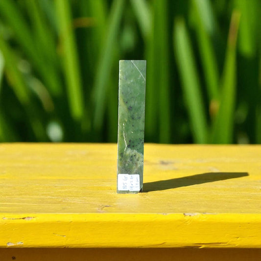 Natural Green Nephrite Jade Slab 185 Grams