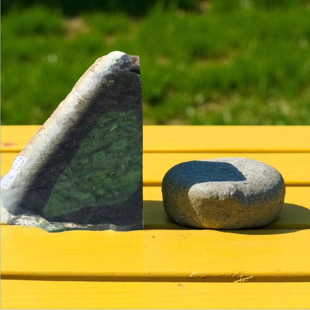 Natural Rough Green Nephrite Jade 2.1 lb