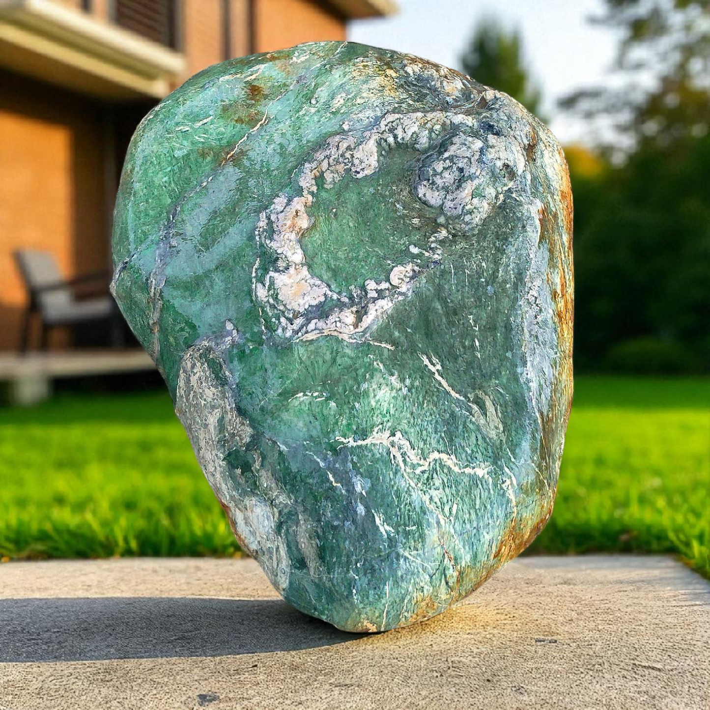 Nice Natural Uncut Rough Green Nephrite Jade 240 Kg