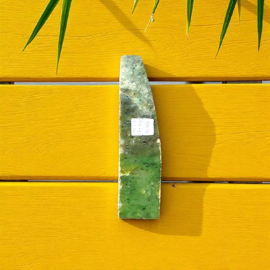 Natural Rough Green Nephrite Jade Slab 450 Grams