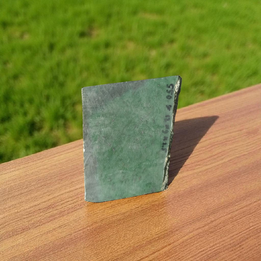 Natural Rough Green Nephrite Jade Slab 1.21 lb