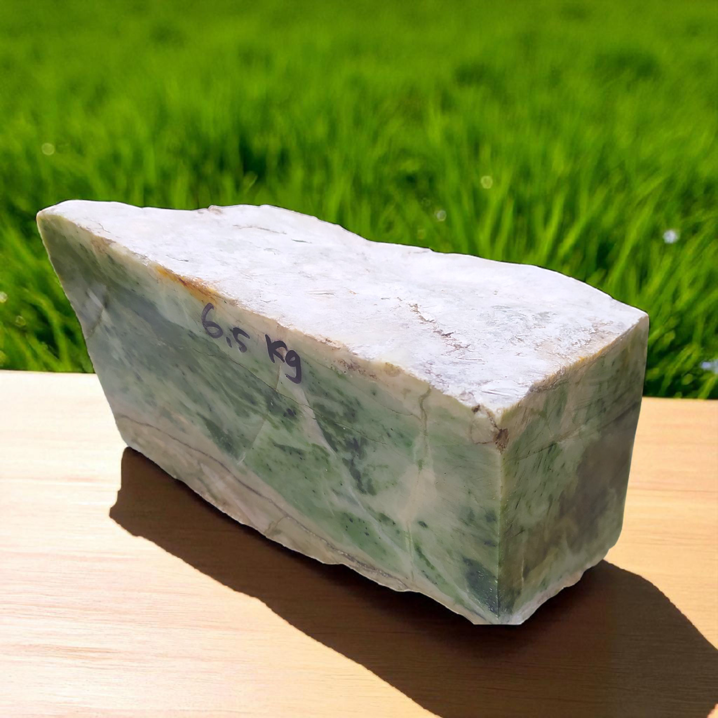 Natural Rough Green Nephrite Jade 6.5 Kg