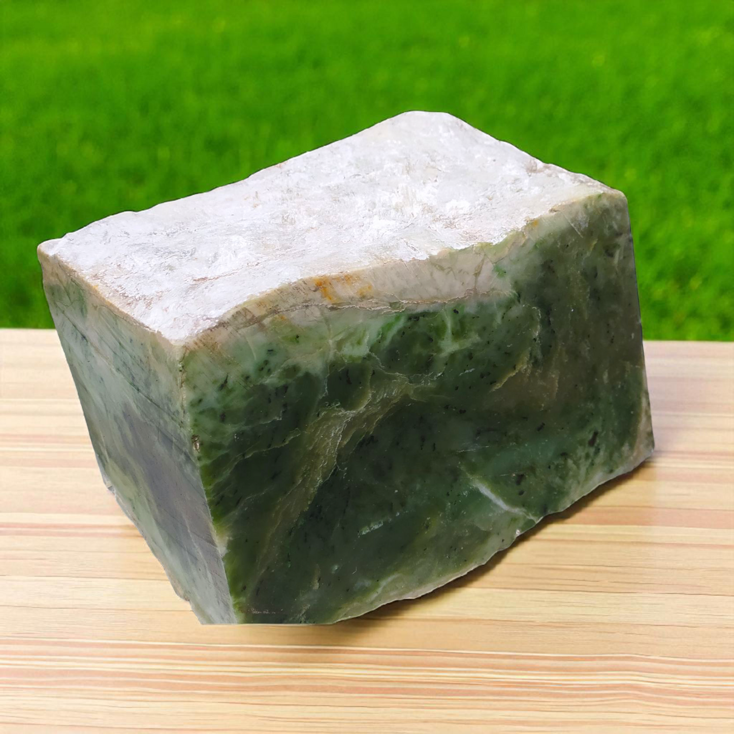 Natural Rough Green Nephrite Jade 6.5 Kg