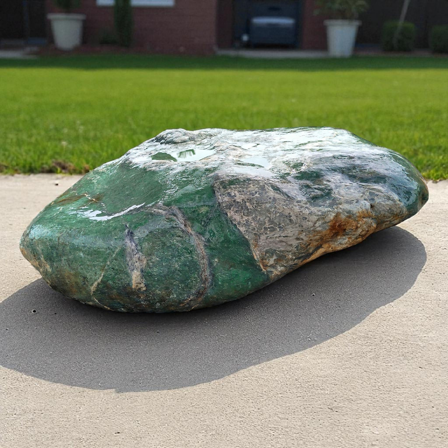 Nice Natural Uncut Rough Green Nephrite Jade 240 Kg