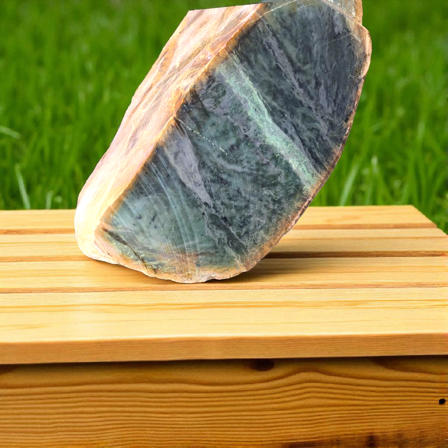 Natural Rough Green Nephrite Jade 27 Kg