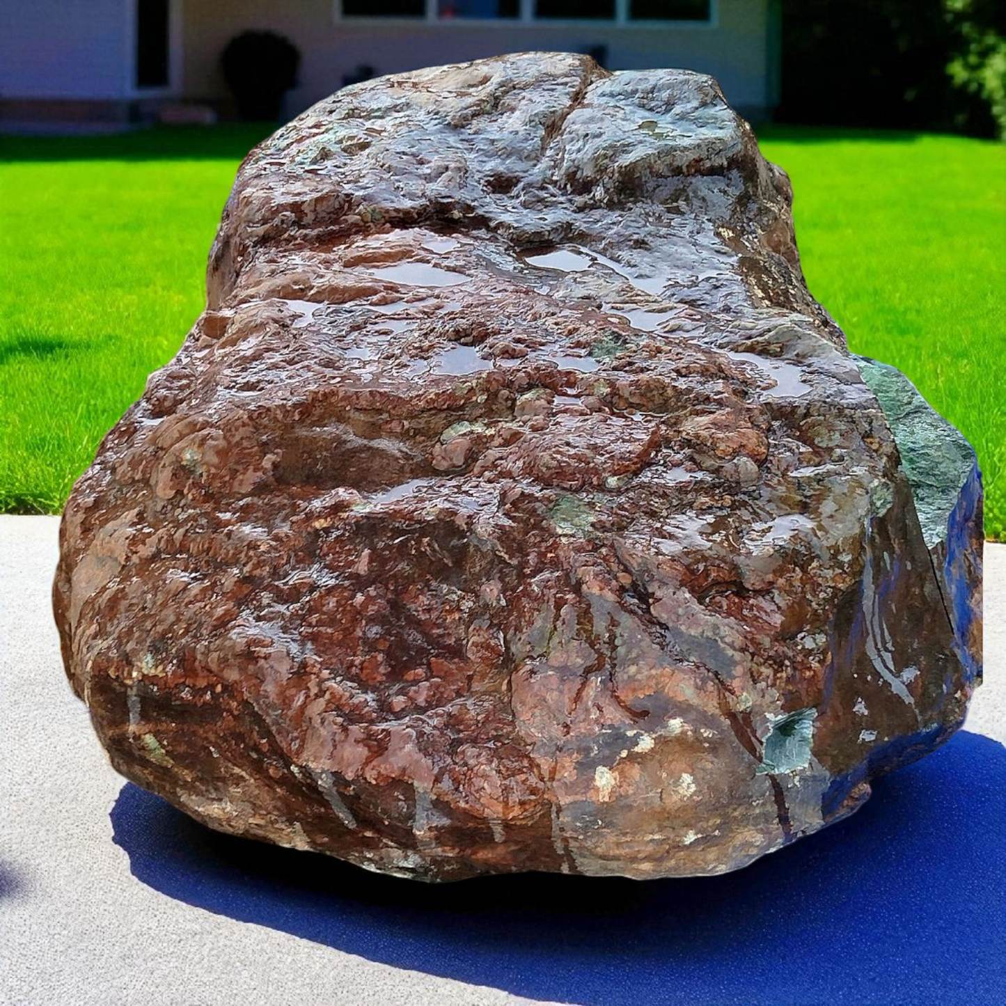 Natural Big Rough Green Nephrite Jade 3,130 Kg