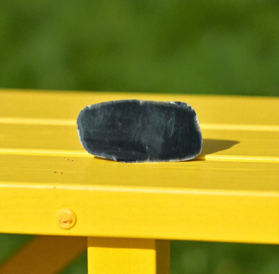 Natural Rough Black Nephrite Jade 1.1 lb