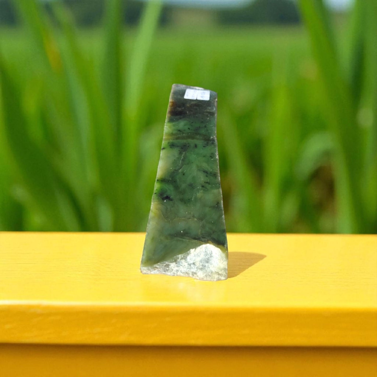 Natural Rough Green Nephrite Jade Slab 452 Grams