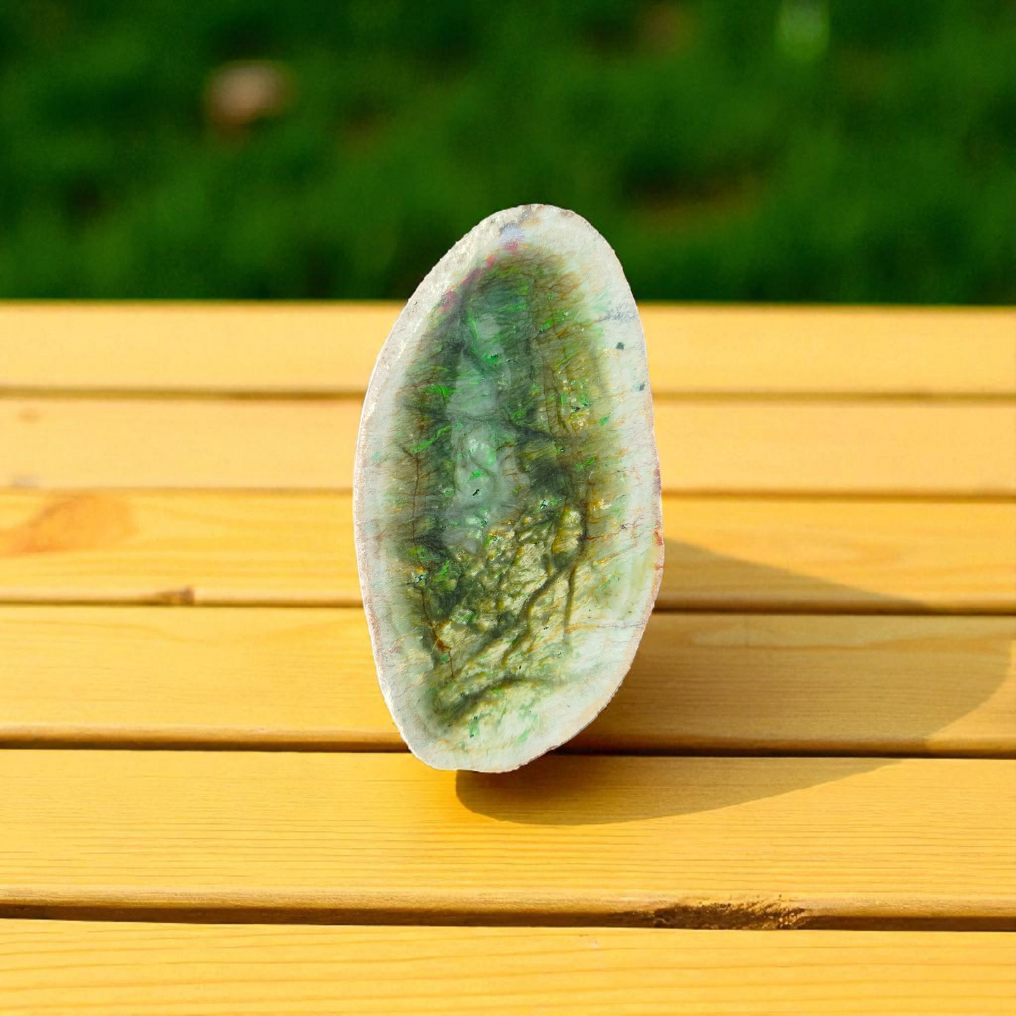 Natural Rough Green Nephrite Jade 0.85 lb