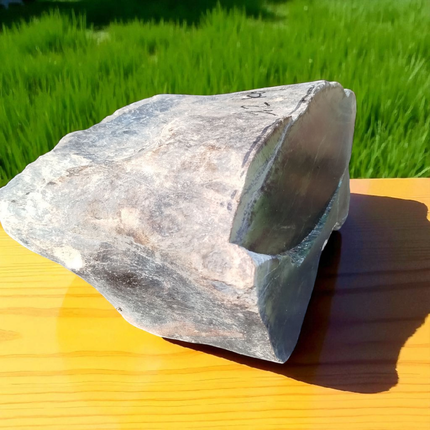 Natural Rough Green Nephrite Jade 9.3 Kg