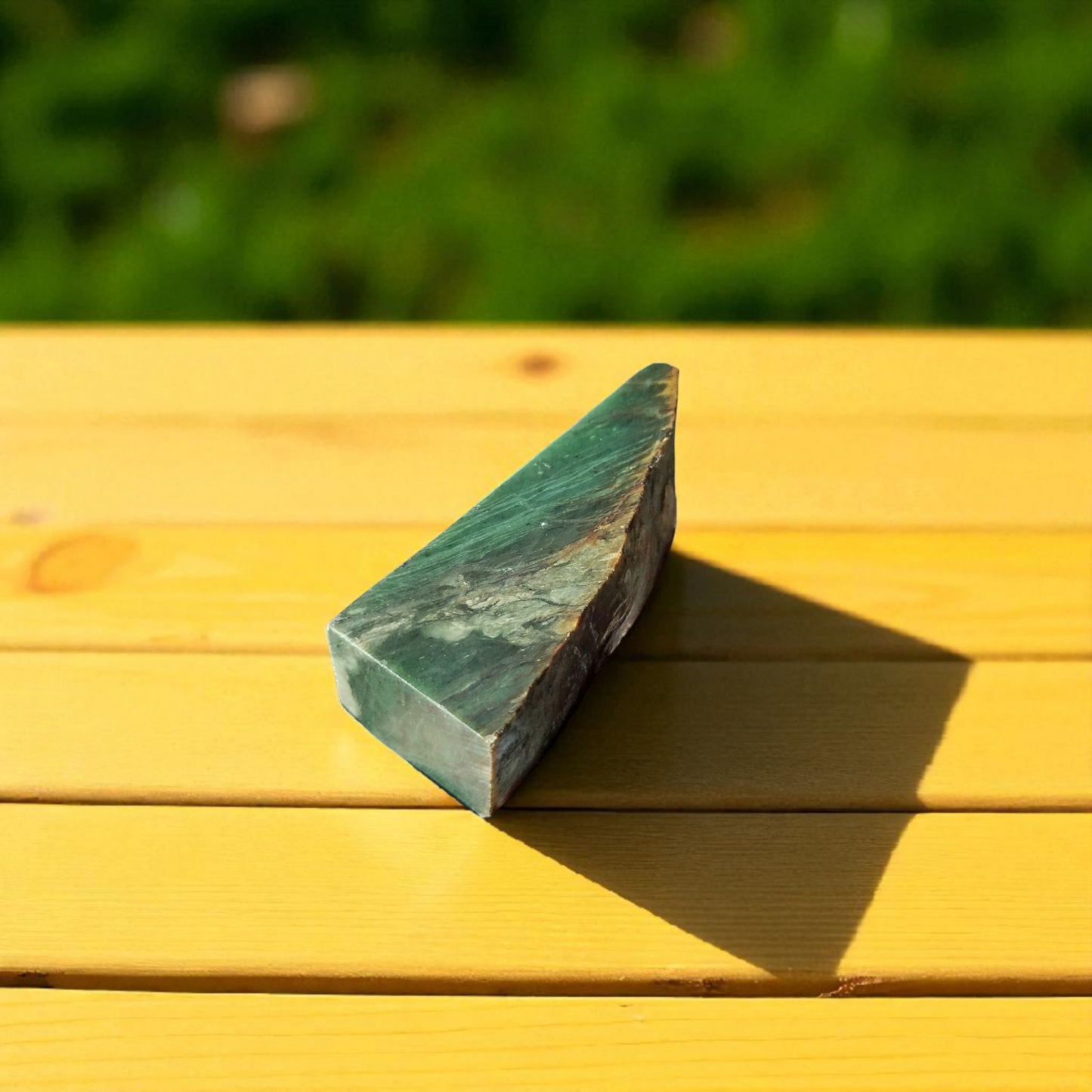 Natural Rough Green Nephrite Jade 0.9 lb