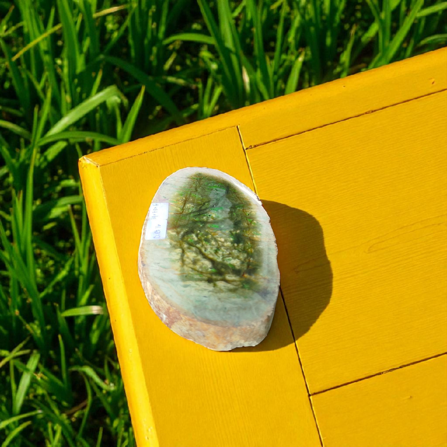 Natural Rough Green Nephrite Jade 0.85 lb
