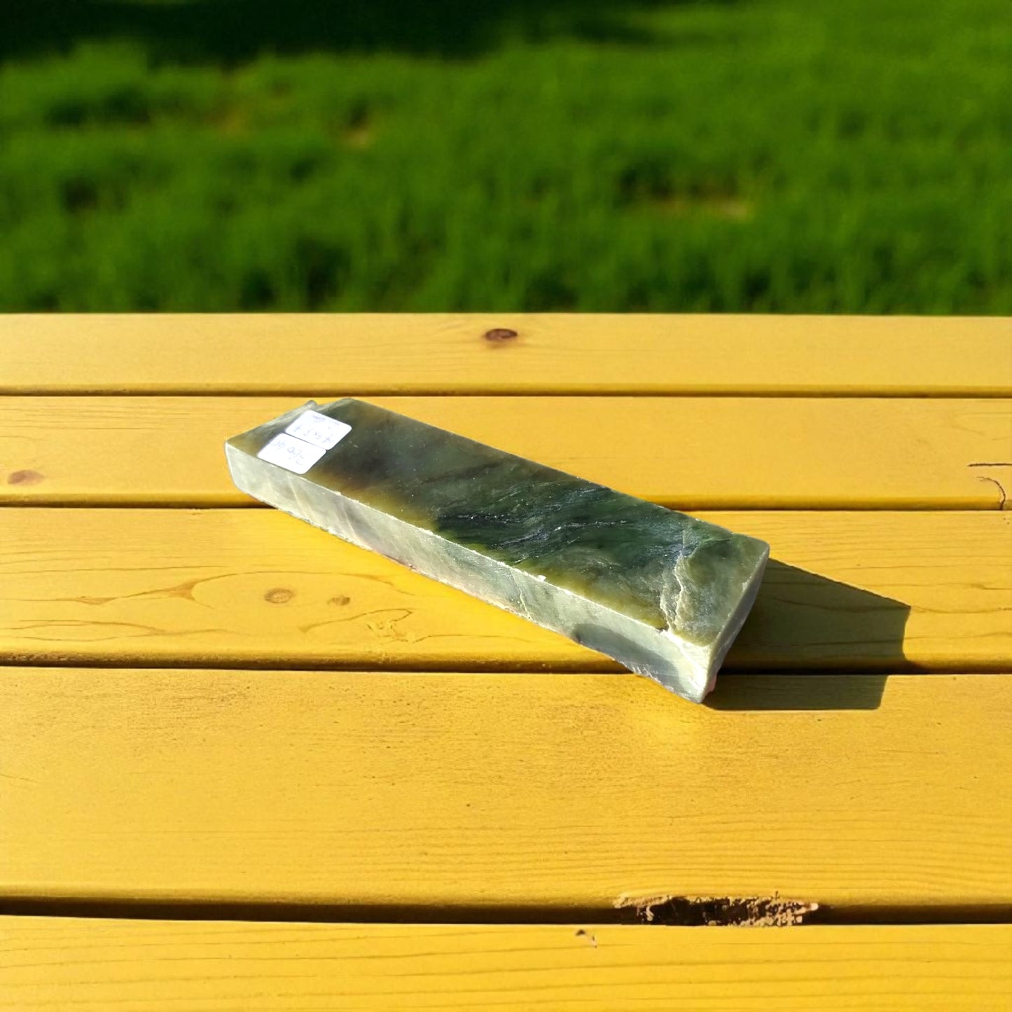Natural Rough Green Nephrite Jade Slab 360 Grams