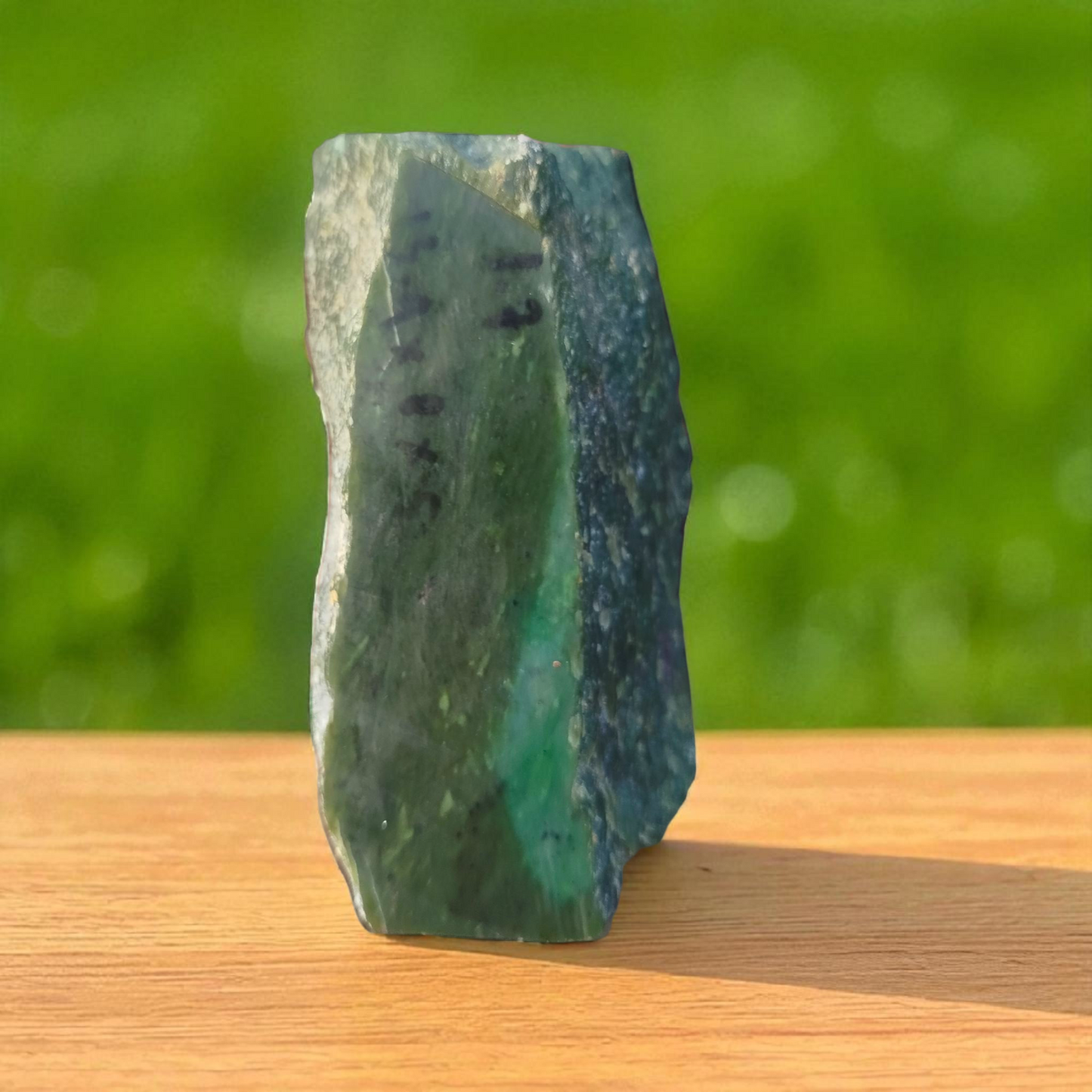 Natural Rough Green Nephrite Jade Block 3.74 lb