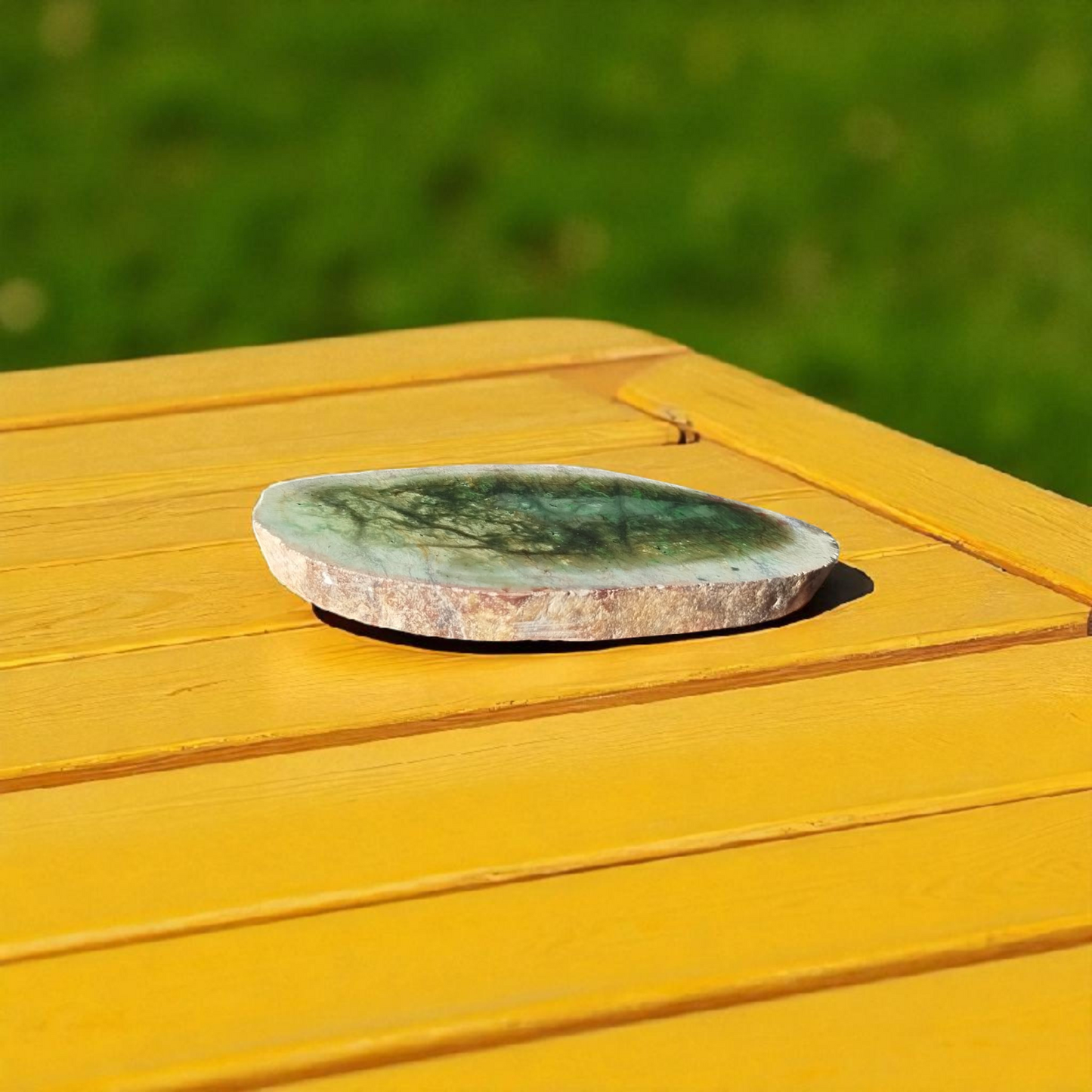 Natural Rough Green Nephrite Jade 0.85 lb