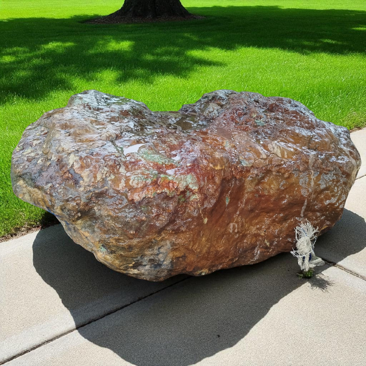 Natural Big Rough Green Nephrite Jade 3,130 Kg