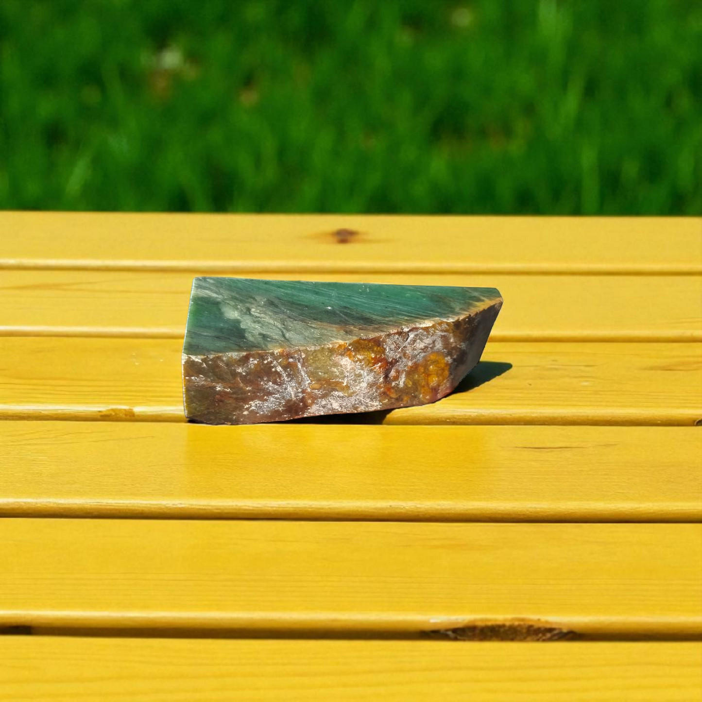 Natural Rough Green Nephrite Jade 0.9 lb