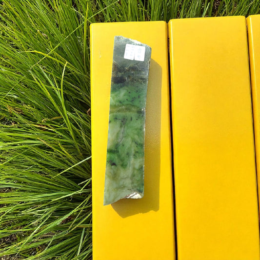 Natural Rough Green Nephrite Jade Slab 452 Grams