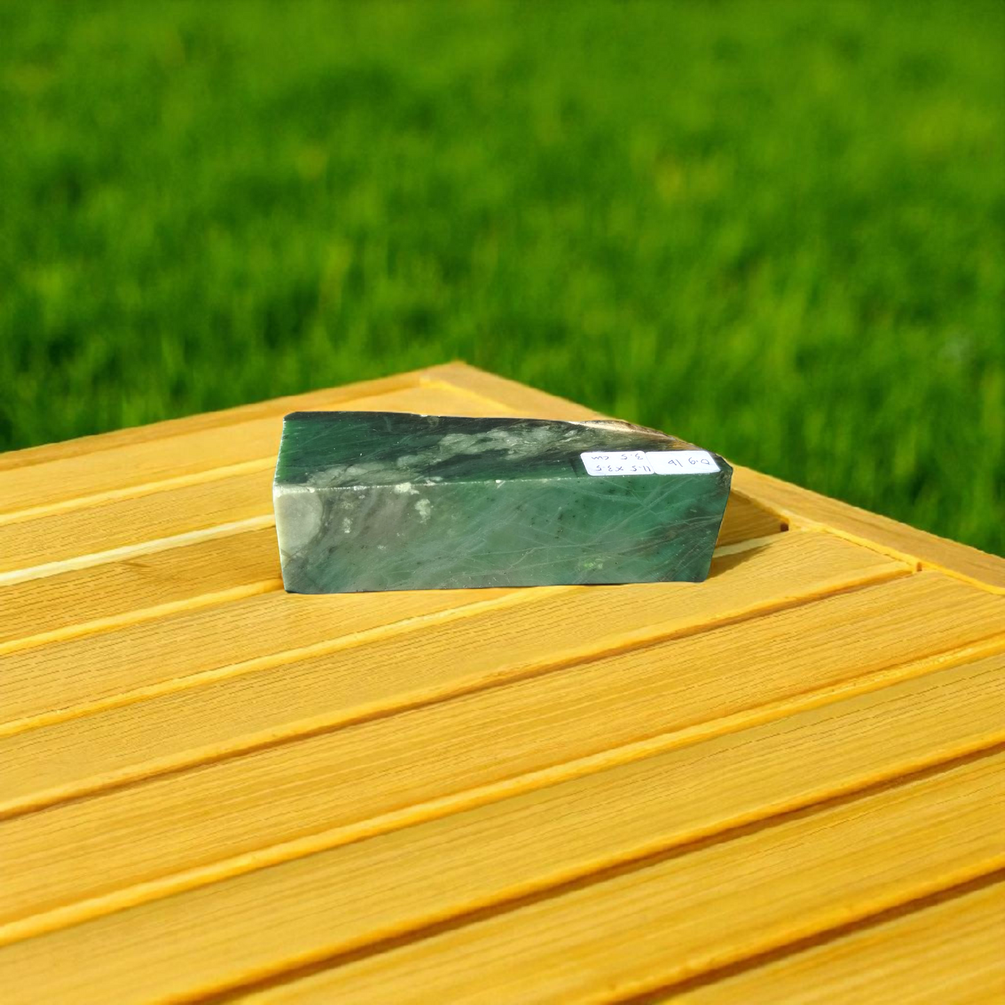 Natural Rough Green Nephrite Jade 0.9 lb